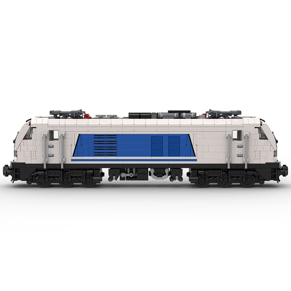 MOC - 102558 6wide Static Version BR 159 - Eurodual Hybrid Locomotive - LesDiy - Klemmbausteine