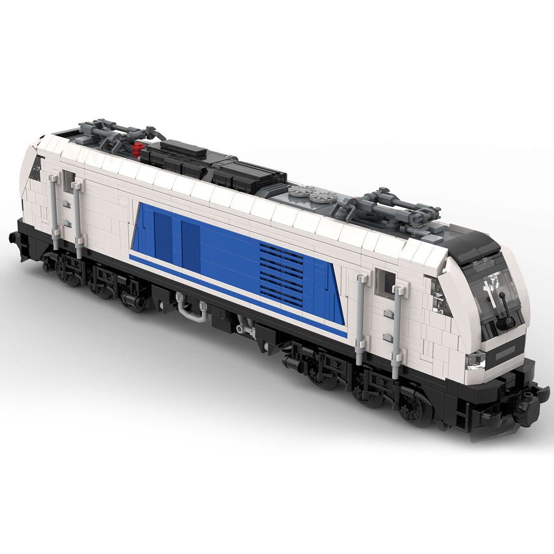 MOC - 102558 6wide Static Version BR 159 - Eurodual Hybrid Locomotive - LesDiy - Klemmbausteine