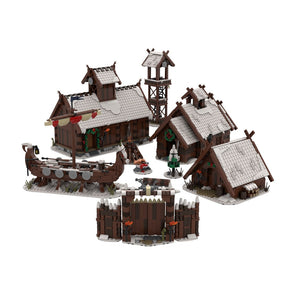 MOC - 104429, MOC - 103656, MOC - 96080, MOC - 98225, MOC - 95891 & MOC - 93063 Viking Village Klemmbausteine - LesDiy - Klemmbausteine