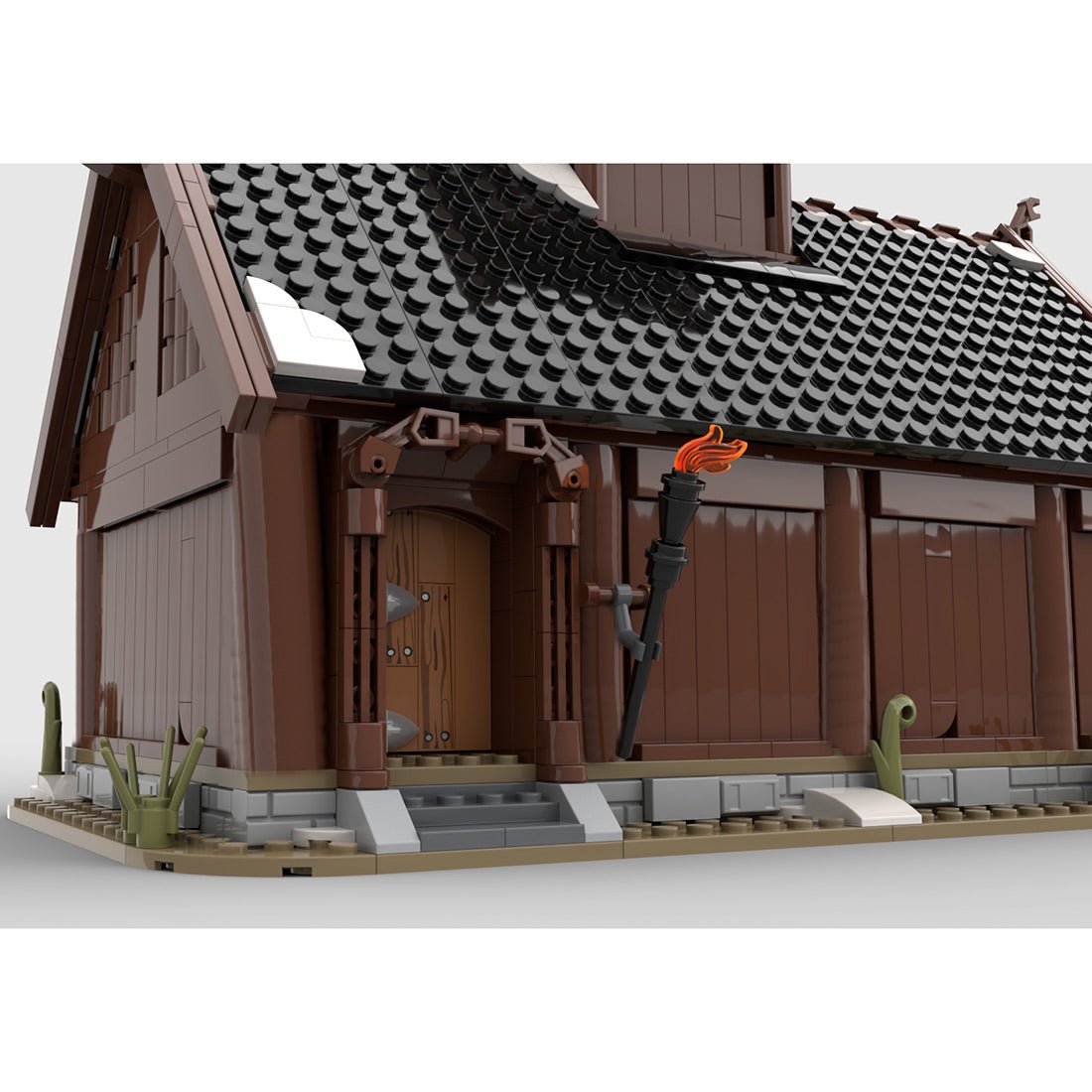 MOC - 104429 Viking God House Klemmbausteine - LesDiy - Klemmbausteine