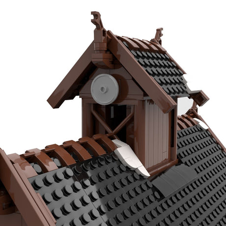 MOC - 104429 Viking God House Klemmbausteine - LesDiy - Klemmbausteine