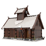MOC - 104429 Winter Viking God House Klemmbausteine - LesDiy - Klemmbausteine