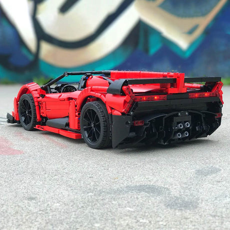 MOC - 10559 Lamborghini Veneno Roadster – 50. Jubiläum Klemmbausteine - LesDiy - Klemmbausteine