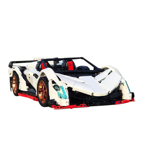 MOC - 10574 Lamborghini Veneno Roadster – Pirelli - Edition zum 50 - jährigen Jubiläum Klemmbausteine - LesDiy - Klemmbausteine