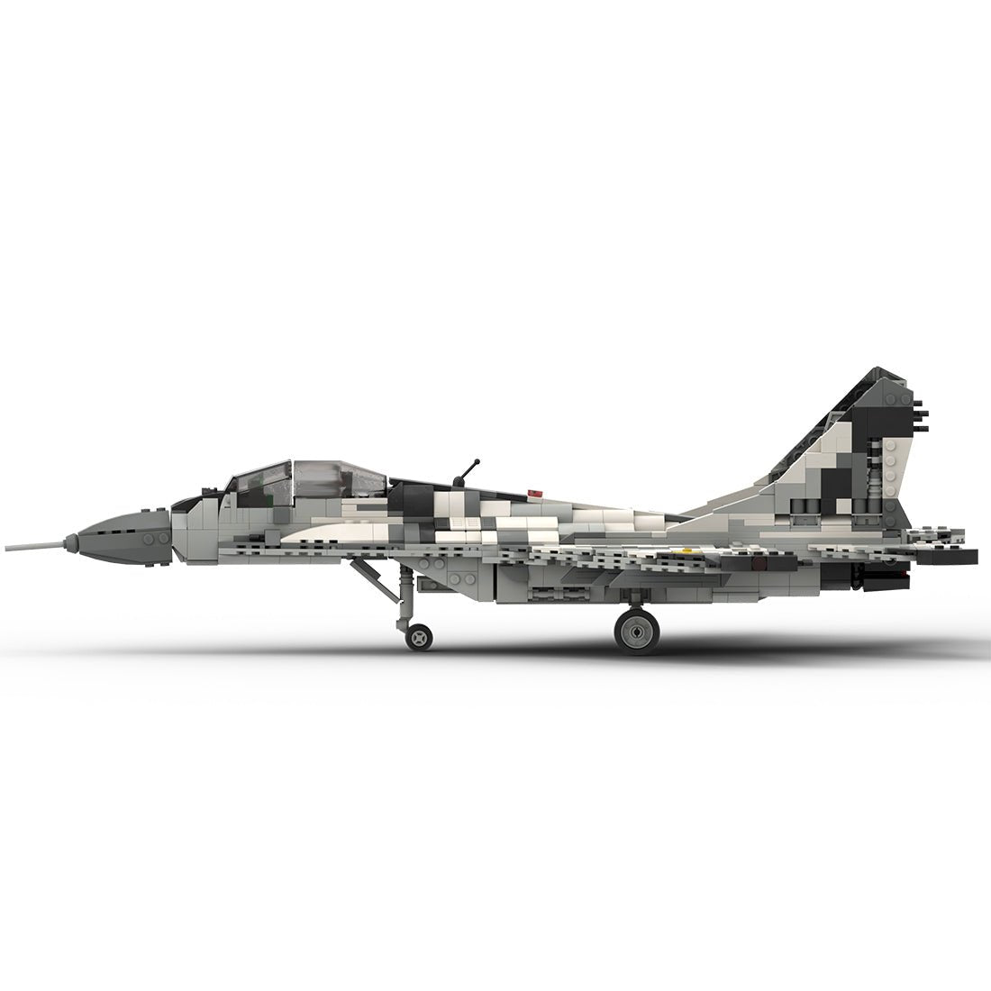 MOC - 106680 Ukraine Mig - 29 "The Ghost of Kyiv" - 1/35 Klemmbausteine - LesDiy - Klemmbausteine