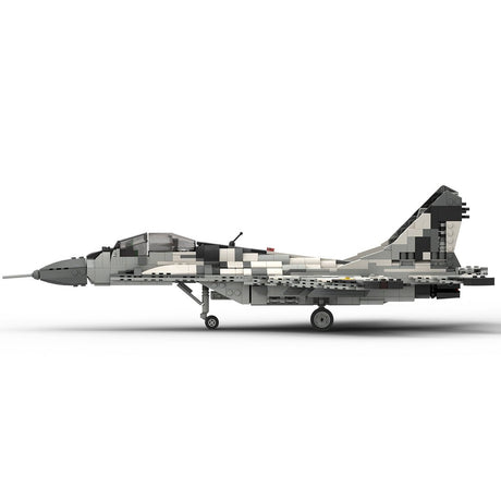 MOC - 106680 Ukraine Mig - 29 "The Ghost of Kyiv" - 1/35 Klemmbausteine - LesDiy - Klemmbausteine