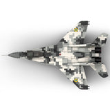 MOC - 106680 Ukraine Mig - 29 "The Ghost of Kyiv" - 1/35 Klemmbausteine - LesDiy - Klemmbausteine
