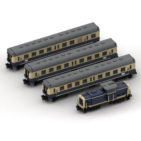 MOC - 108365 V100 Regional Train Klemmbausteine - LesDiy - Klemmbausteine