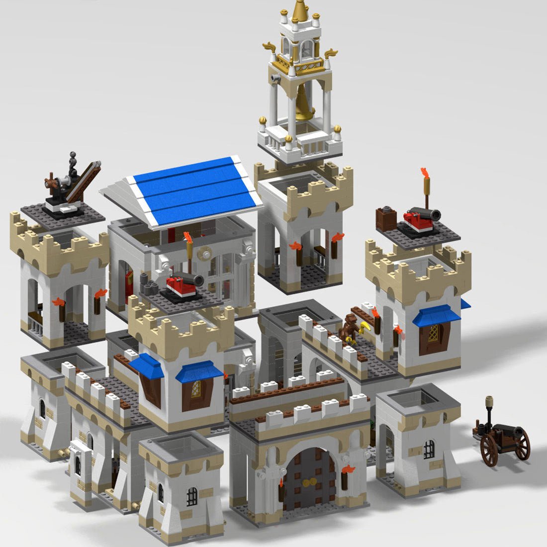 MOC - 109026 English Fort Klemmbausteine - LesDiy - Klemmbausteine