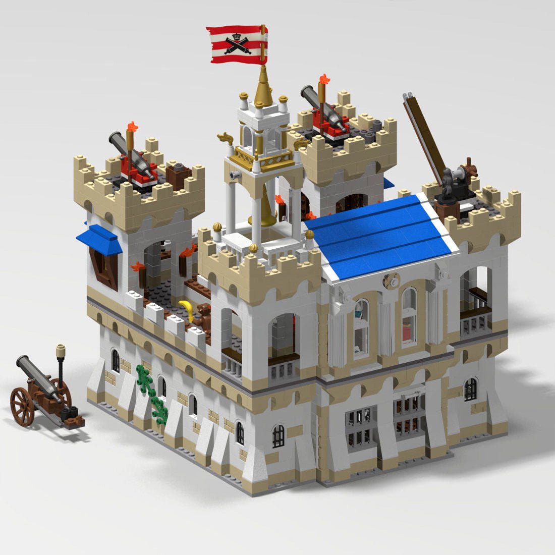 MOC - 109026 English Fort Klemmbausteine - LesDiy - Klemmbausteine