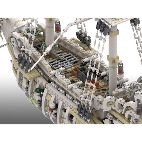 MOC-110420 Das erschreckende Piratenschiff Charon's Chest Klemmbausteine-LesDiy-Klemmbausteine