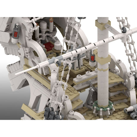 MOC-110420 Das erschreckende Piratenschiff Charon's Chest Klemmbausteine-LesDiy-Klemmbausteine