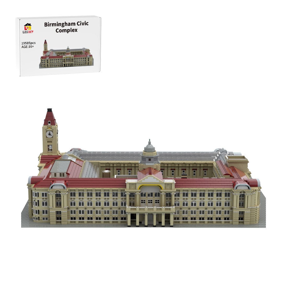 MOC - 112041 Birmingham City Council House, Museum & Art Gallery Klemmbausteine - LesDiy - Klemmbausteine