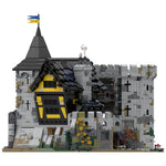AMOC Modular Black Falcons Fortress Anno 2022 MOC-113094 Kit de construction pour château médiéval compatible avec Lego (5812PCS