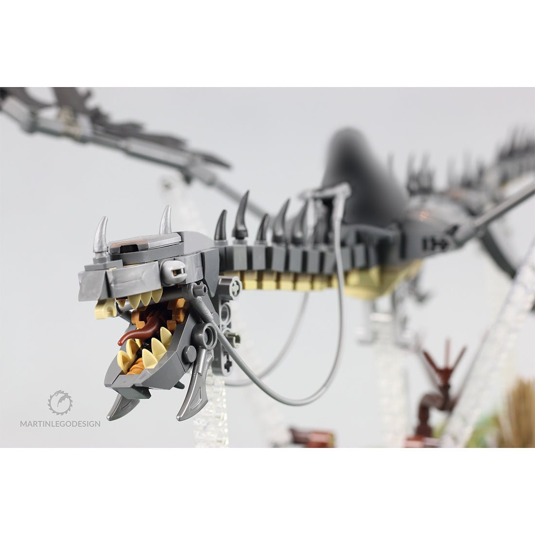 MOC - 113671 Westliches Drachenmodell Klemmbausteine - LesDiy - Klemmbausteine