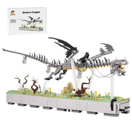 MOC - 113671 Westliches Drachenmodell Klemmbausteine - LesDiy - Klemmbausteine