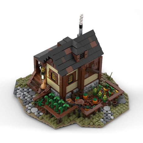 MOC - 11425 Medieval Farmer's House and Farm Klemmbausteine - LesDiy - Klemmbausteine