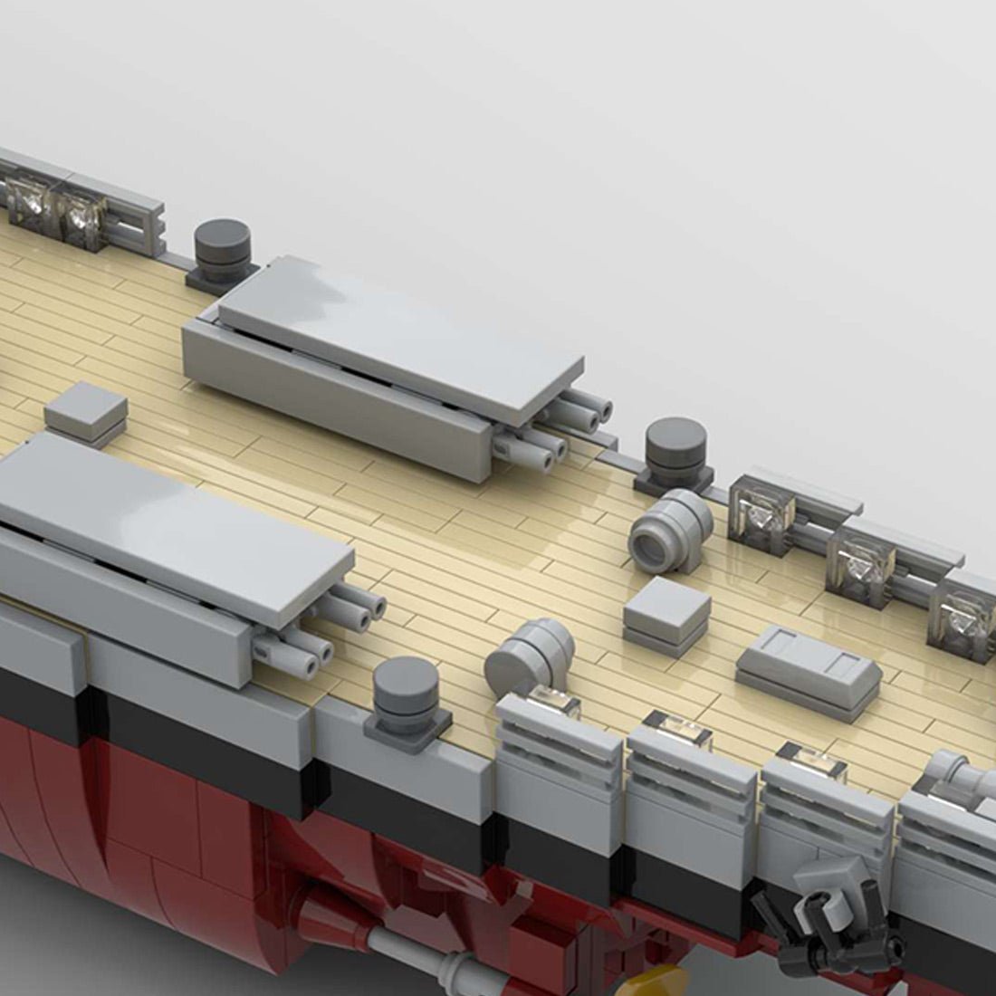 MOC - 114297 1/200 Admiral Graf Spee Klemmbausteine - LesDiy - Klemmbausteine