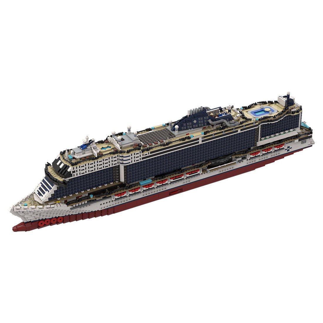 MOC - 116714 MSC Seashore Klemmbausteine - LesDiy - Klemmbausteine