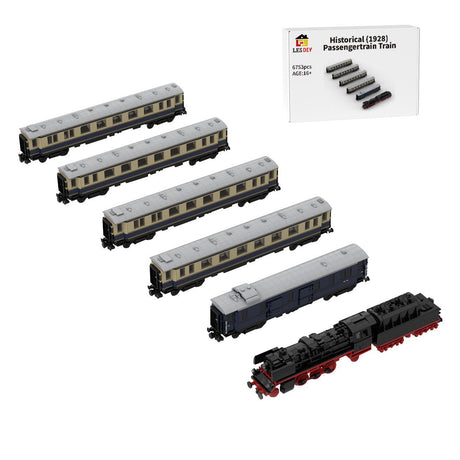 MOC - 117307 Historisches Rheingold (1928) Klemmbausteine - LesDiy - Klemmbausteine