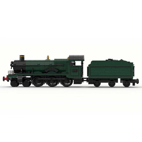 MOC - 117927 GWR Hall Class "Kinlet - Hall" Steam Locomotive Klemmbausteine - LesDiy - Klemmbausteine