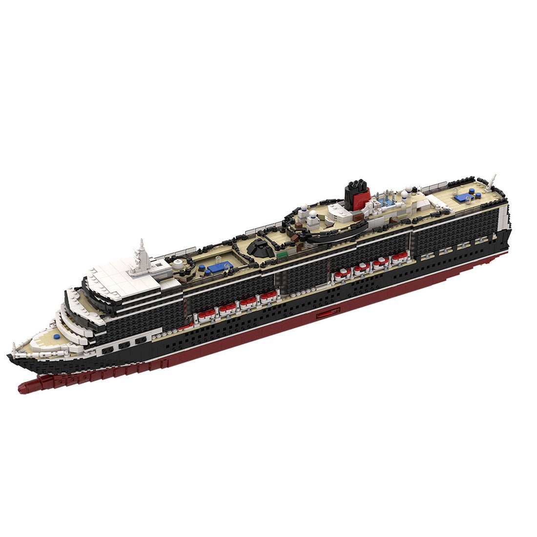 MOC-119910 Queen Elizabeth (Building instructions only) Klemmbausteine-LesDiy-Klemmbausteine