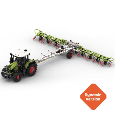 MOC - 120709 Tieflader mit Kranwagen Klemmbausteine - LesDiy - Klemmbausteine