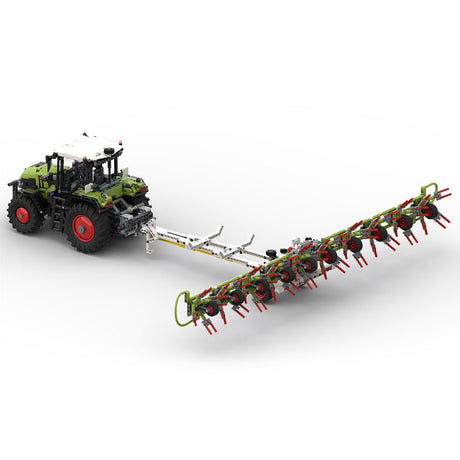 MOC - 120709 Tieflader mit Kranwagen Klemmbausteine - LesDiy - Klemmbausteine