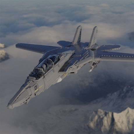 MOC - 121573 F14 Tomcat Flugzeugmodell Klemmbausteine - LesDiy - Klemmbausteine