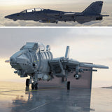 MOC - 121573 F14 Tomcat Flugzeugmodell Klemmbausteine - LesDiy - Klemmbausteine