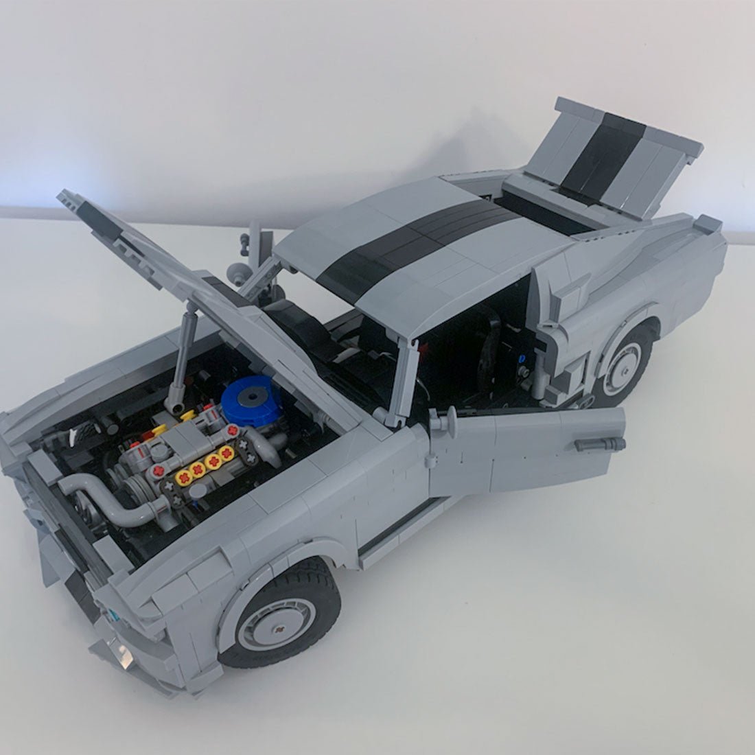 MOC - 121991 Ford Mustang Shelby GT - 500 1967 Eleanor Klemmbausteine - LesDiy - Klemmbausteine