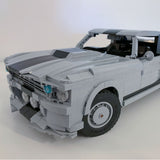 MOC - 121991 Ford Mustang Shelby GT - 500 1967 Eleanor Klemmbausteine - LesDiy - Klemmbausteine