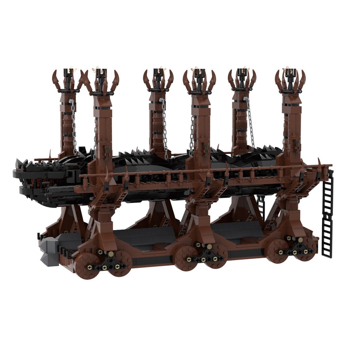 MOC - 122034 Wolf's Head Grond Klemmbausteine - LesDiy - Klemmbausteine