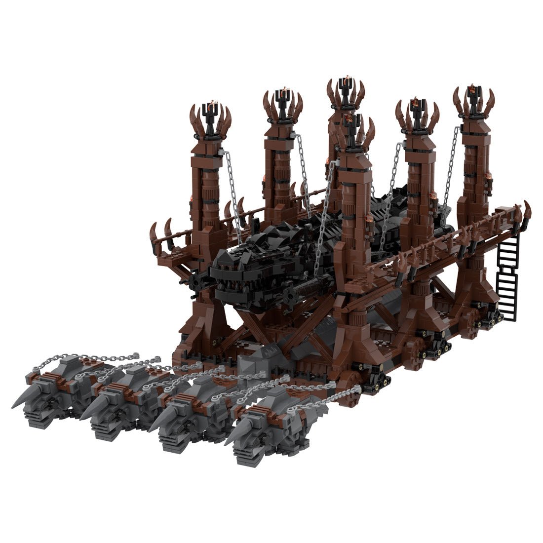 MOC - 122034 Wolf's Head Grond Klemmbausteine - LesDiy - Klemmbausteine