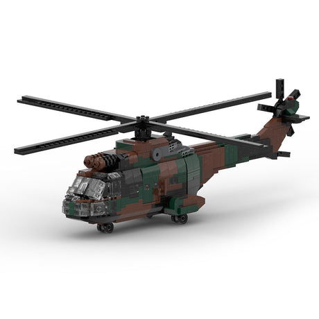 MOC - 122710 SA330 Transporthubschrauber - LesDiy - Klemmbausteine