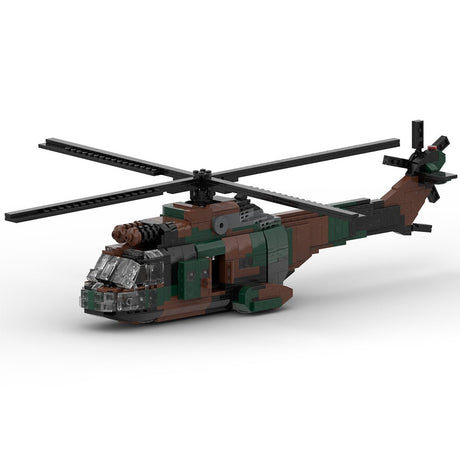 MOC - 122710 SA330 Transporthubschrauber - LesDiy - Klemmbausteine