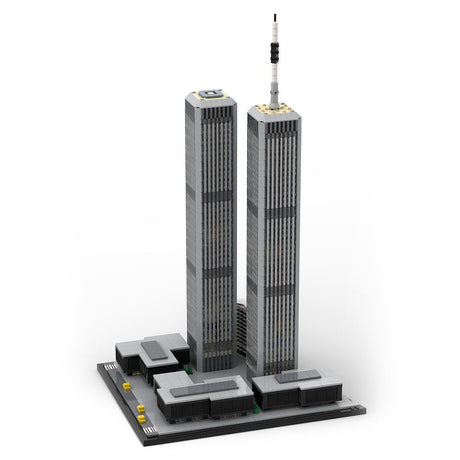 MOC - 122768 1/1000 World Trade Center (1973 - 2001) Klemmbausteine - LesDiy - Klemmbausteine