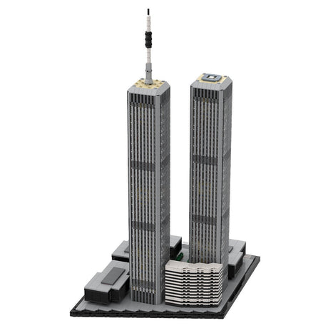 MOC - 122768 1/1000 World Trade Center (1973 - 2001) Klemmbausteine - LesDiy - Klemmbausteine