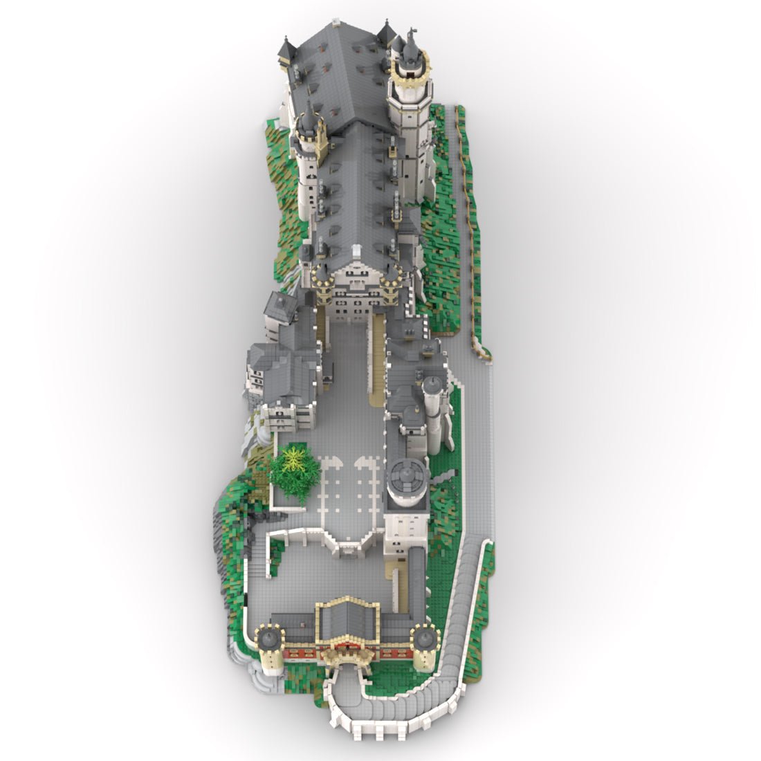 MOC - 123380 Germany Neuschwanstein Schloss Klemmbausteine - LesDiy - Klemmbausteine