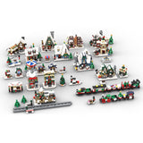 MOC - 124484 Mini Winter Village Collection 2022 - The Full Set Klemmbausteine - LesDiy - Klemmbausteine