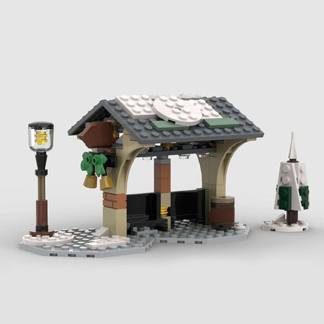 MOC - 124954 Little Winter Station Klemmbausteine - LesDiy - Klemmbausteine