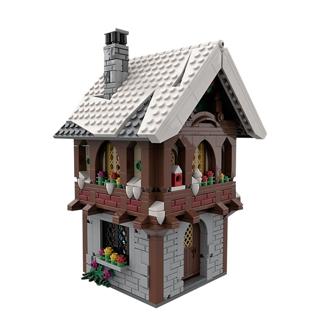 MOC - 126956 Winter Village House Klemmbausteine - LesDiy - Klemmbausteine