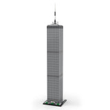 MOC - 127129 World Trade Center 1:800 Scale (North Tower) Klemmbausteine - LesDiy - Klemmbausteine