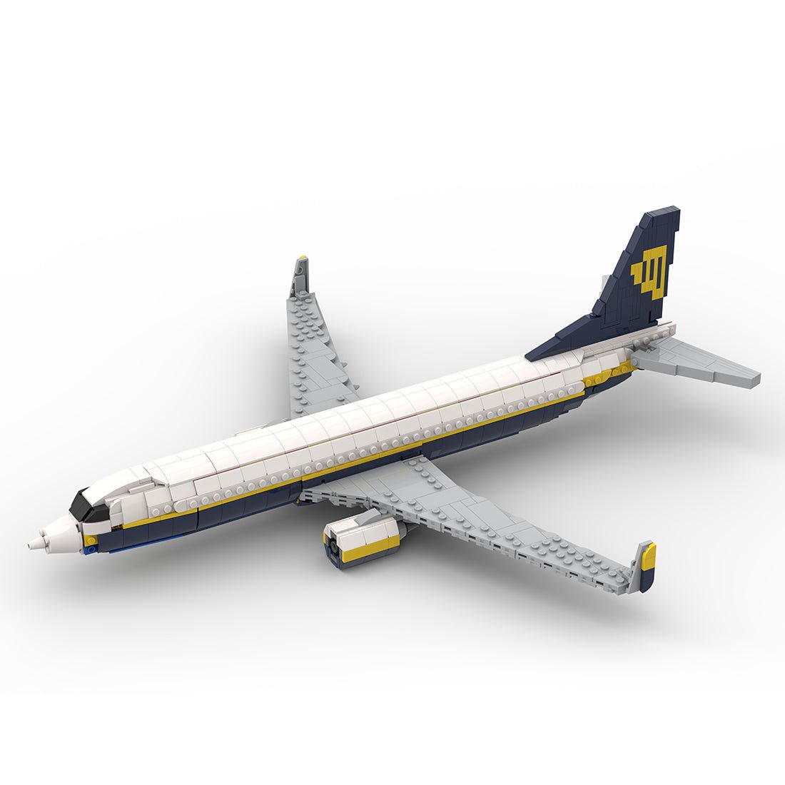MOC - 127217 1/80 737 Jetliner Klemmbausteine - LesDiy - Klemmbausteine