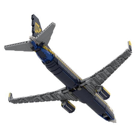 MOC - 127217 1/80 737 Jetliner Klemmbausteine - LesDiy - Klemmbausteine