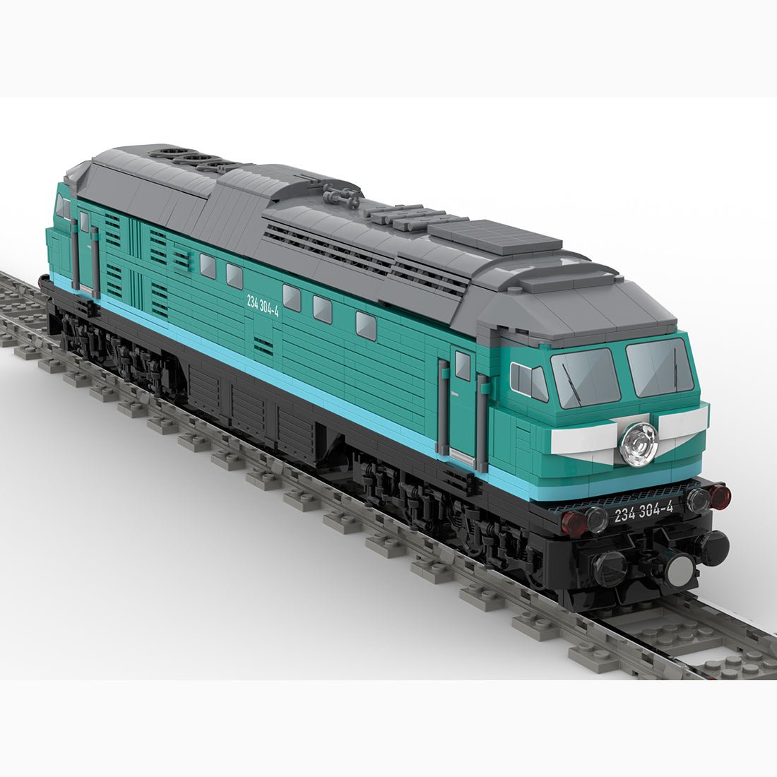 MOC-127413 Diesellokomotive BR 234 304 Klemmbausteine-LesDiy-Klemmbausteine
