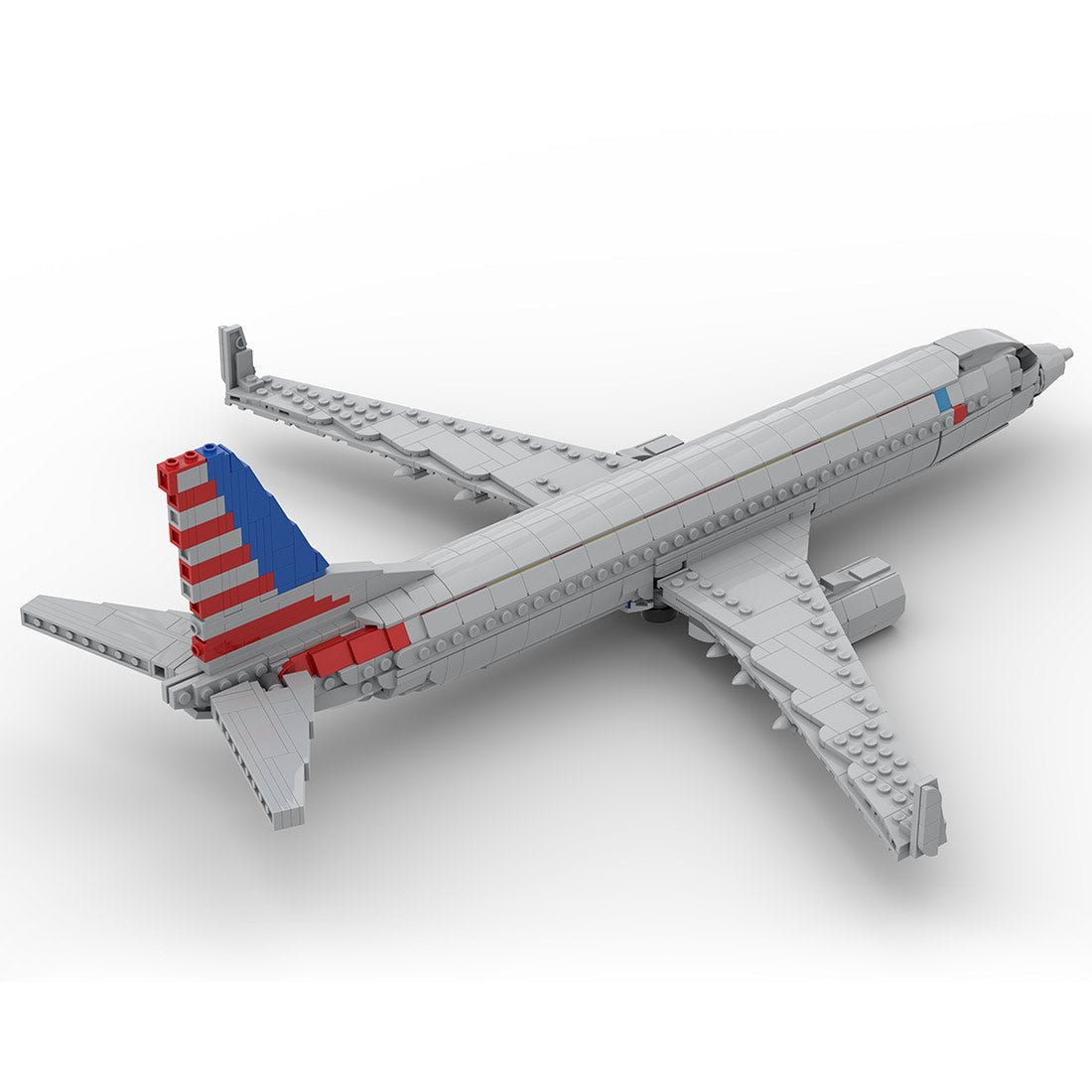 MOC - 127873 1/80 737 Großer Jetliner Klemmbausteine - LesDiy - Klemmbausteine