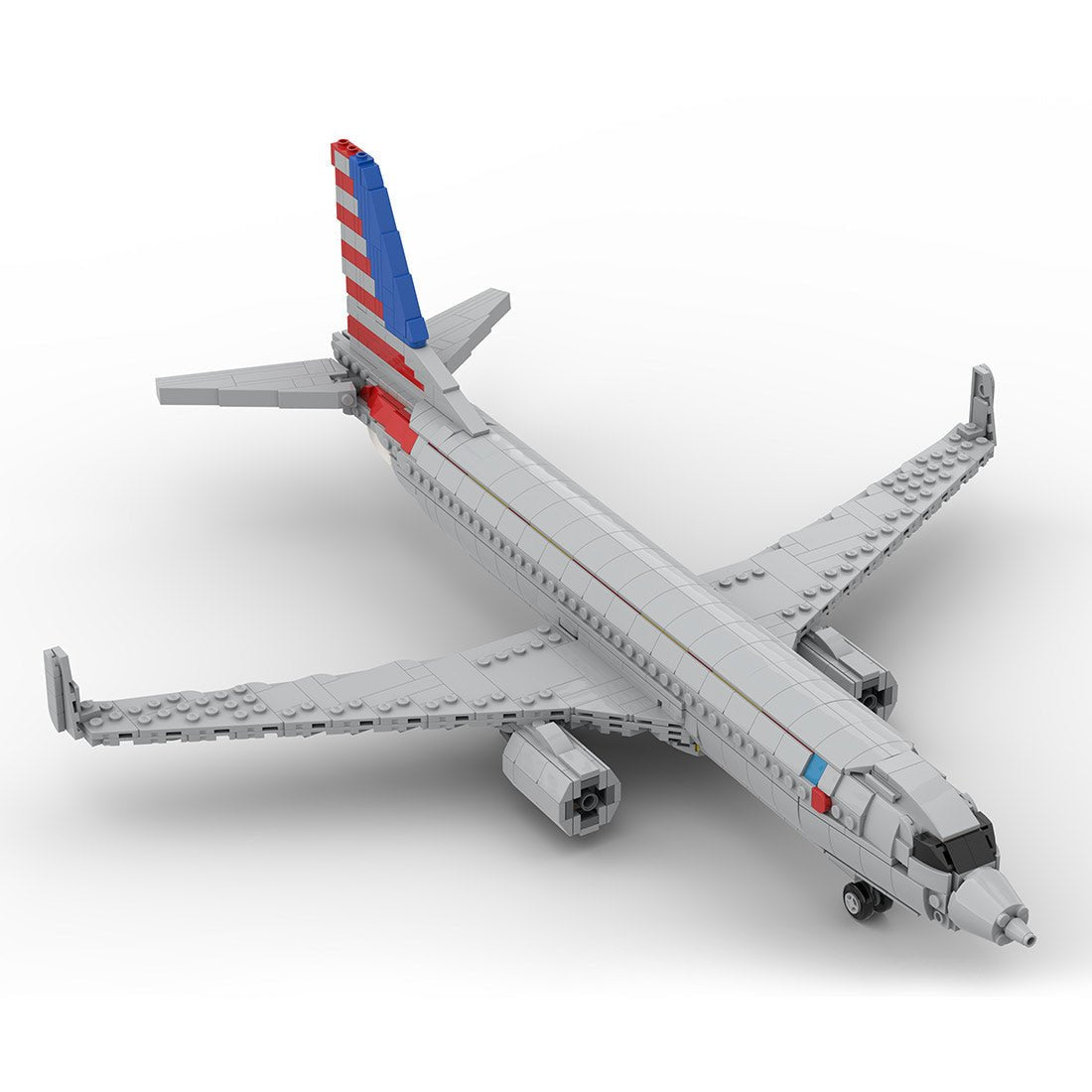 MOC - 127873 1/80 737 Großer Jetliner Klemmbausteine - LesDiy - Klemmbausteine