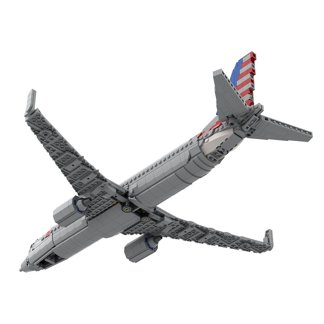 MOC - 127873 1/80 737 Großer Jetliner Klemmbausteine - LesDiy - Klemmbausteine