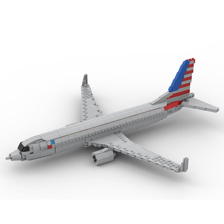 MOC - 127873 1/80 737 Großer Jetliner Klemmbausteine - LesDiy - Klemmbausteine